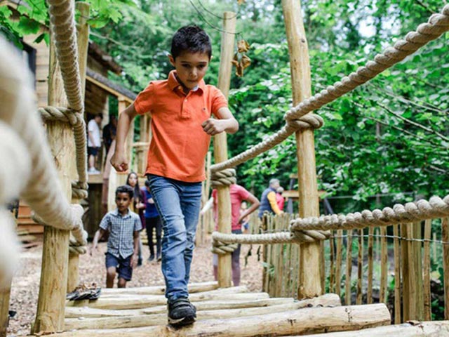 Adventure park counts visitors and monitors occupancy