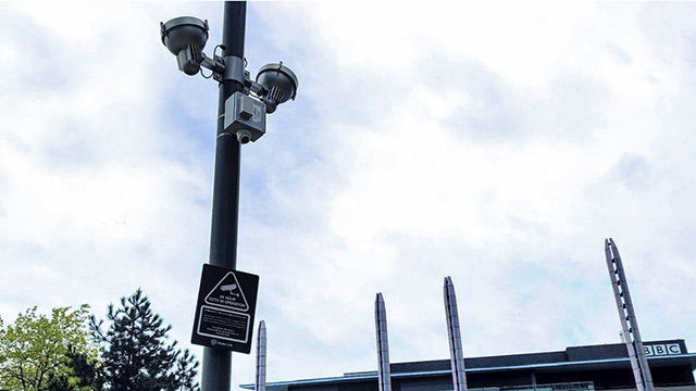 CCTV camera and measuring unit